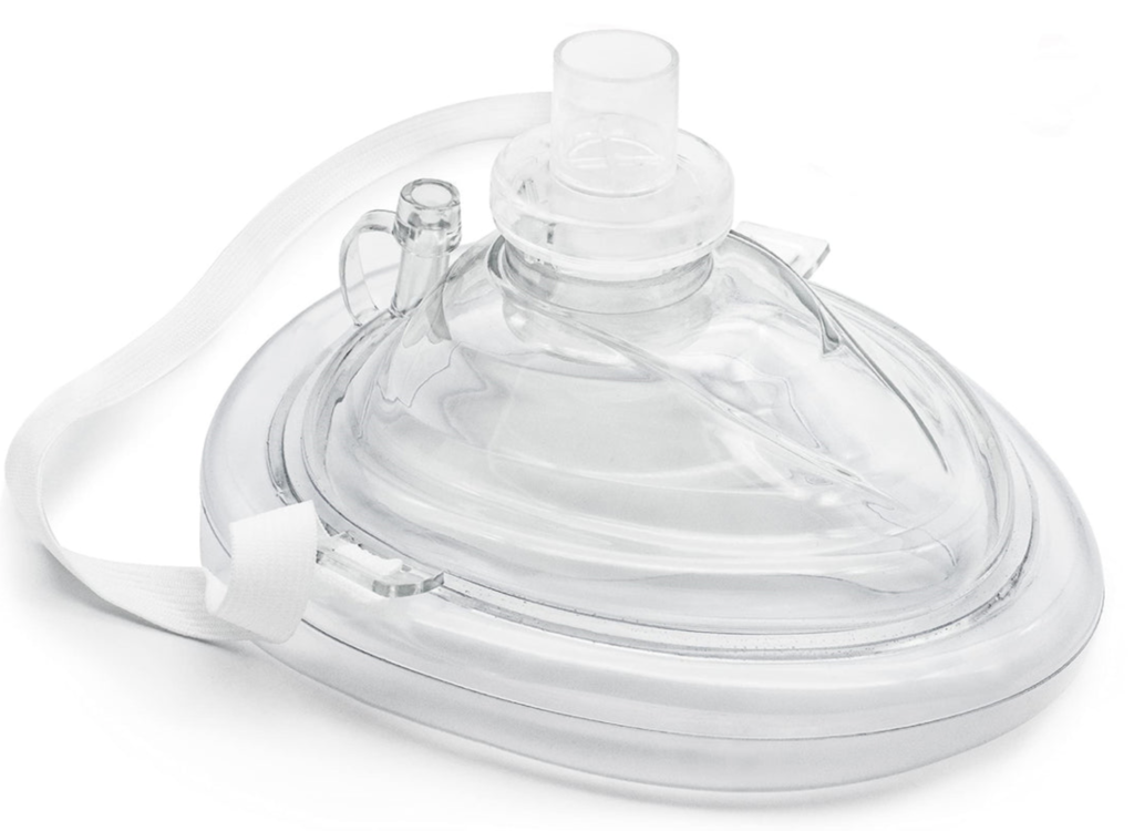 CPR Mask with O2 Inlet - Lifeshield