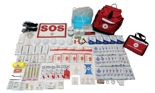 Deluxe Emergency Kit: 5-Person with Water Ration